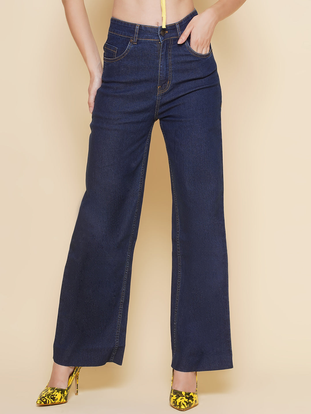 Women's Regular High Rise Blue Jeans
