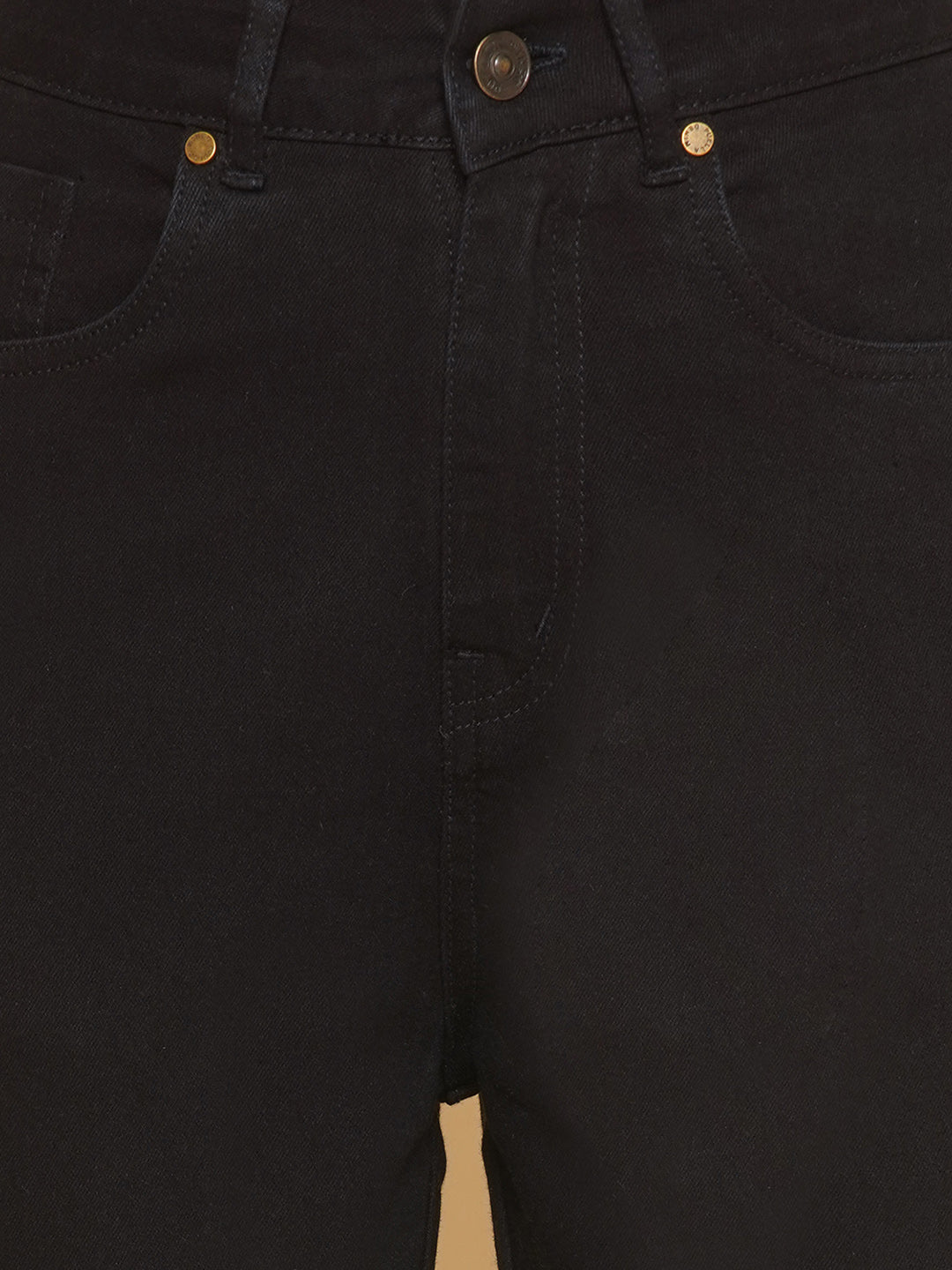Women Boot Cut Jeans in Black