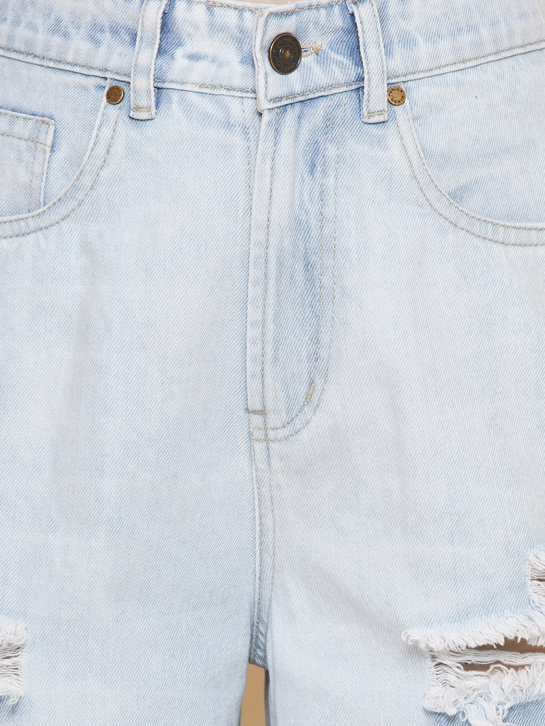 Women's Regular High Rise Light Blue Jeans