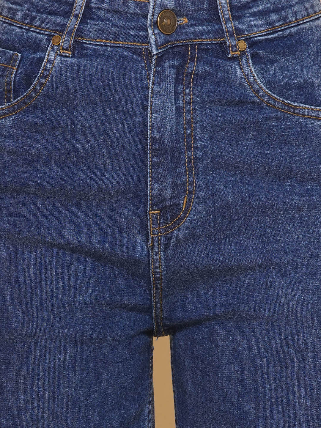 Women Regular High Rise Blue Jeans
