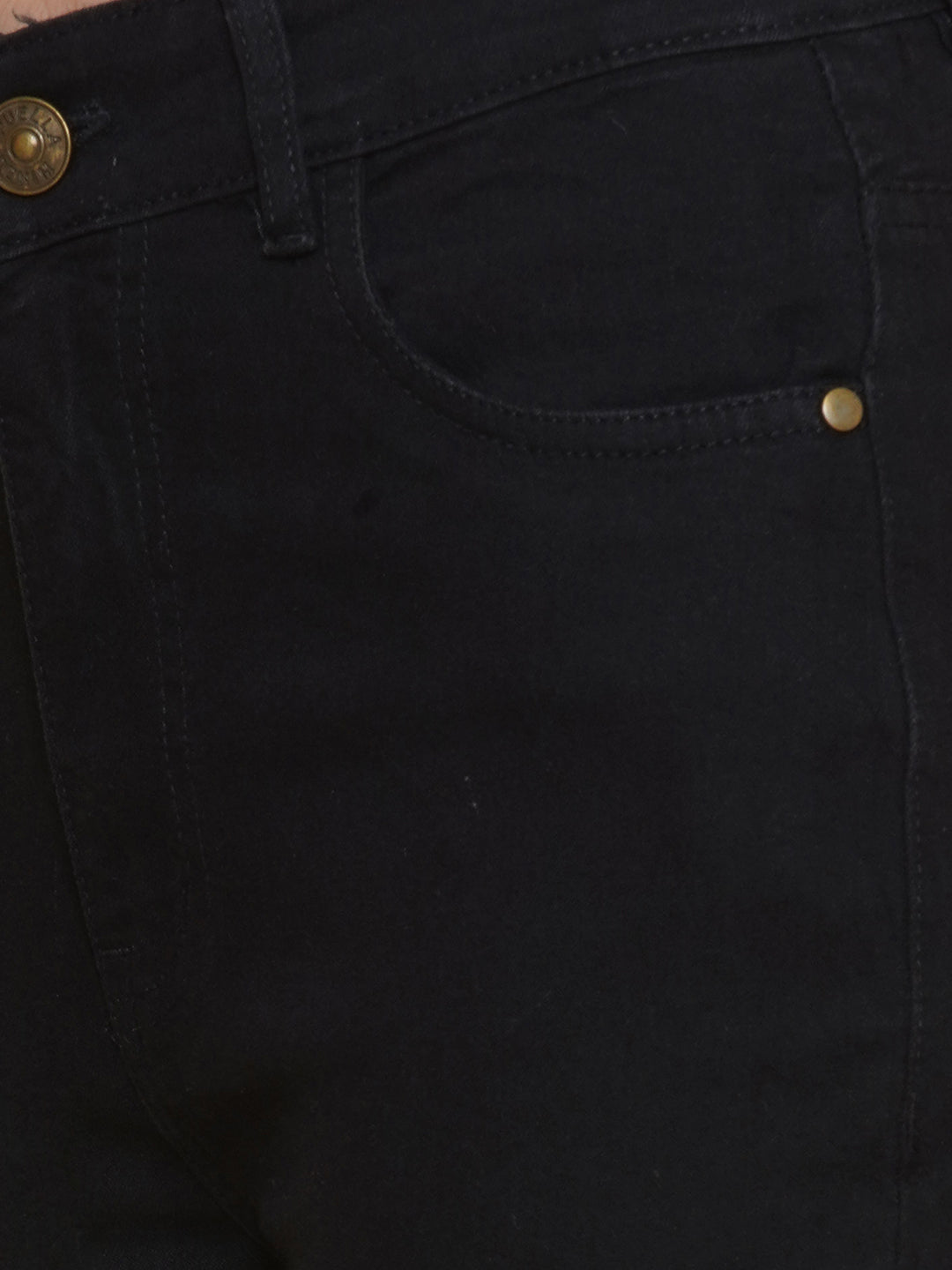 Women Regular High Rise Dark Blue Jeans
