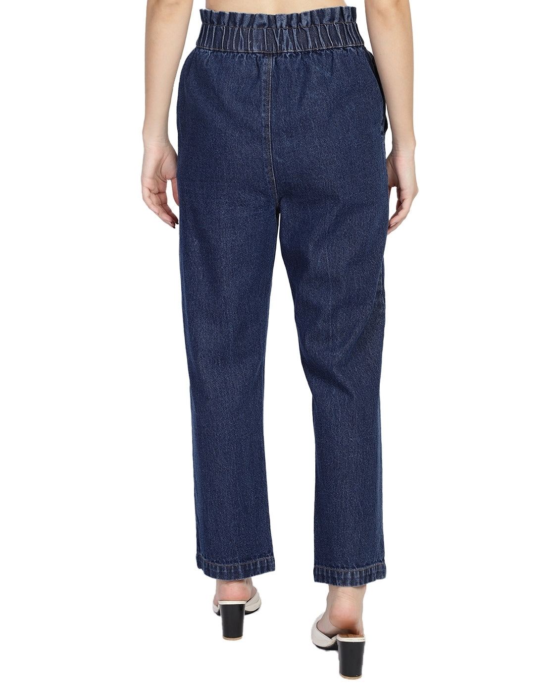 Women Regular High Rise Blue Jeans