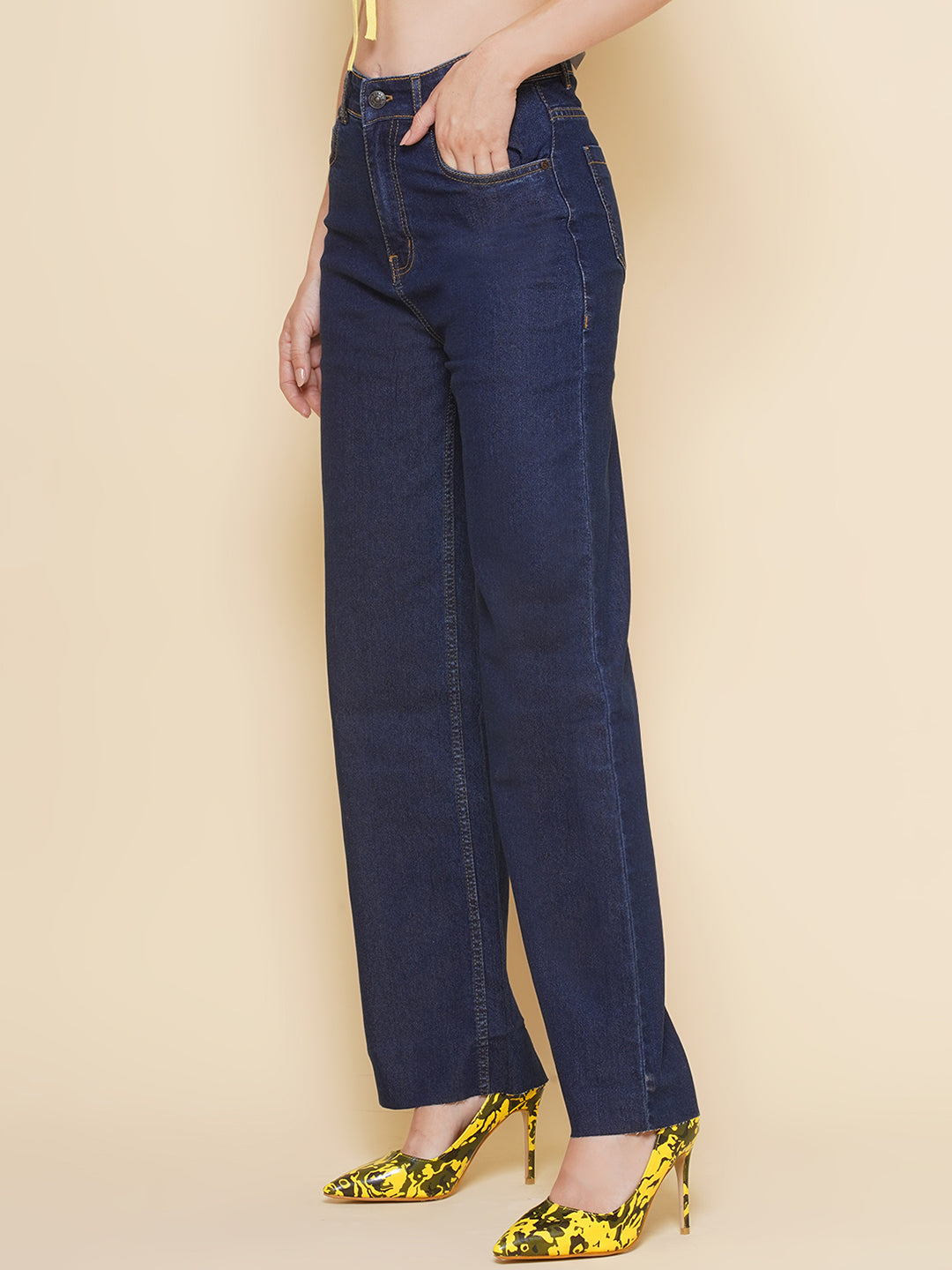 Women's Regular High Rise Blue Jeans