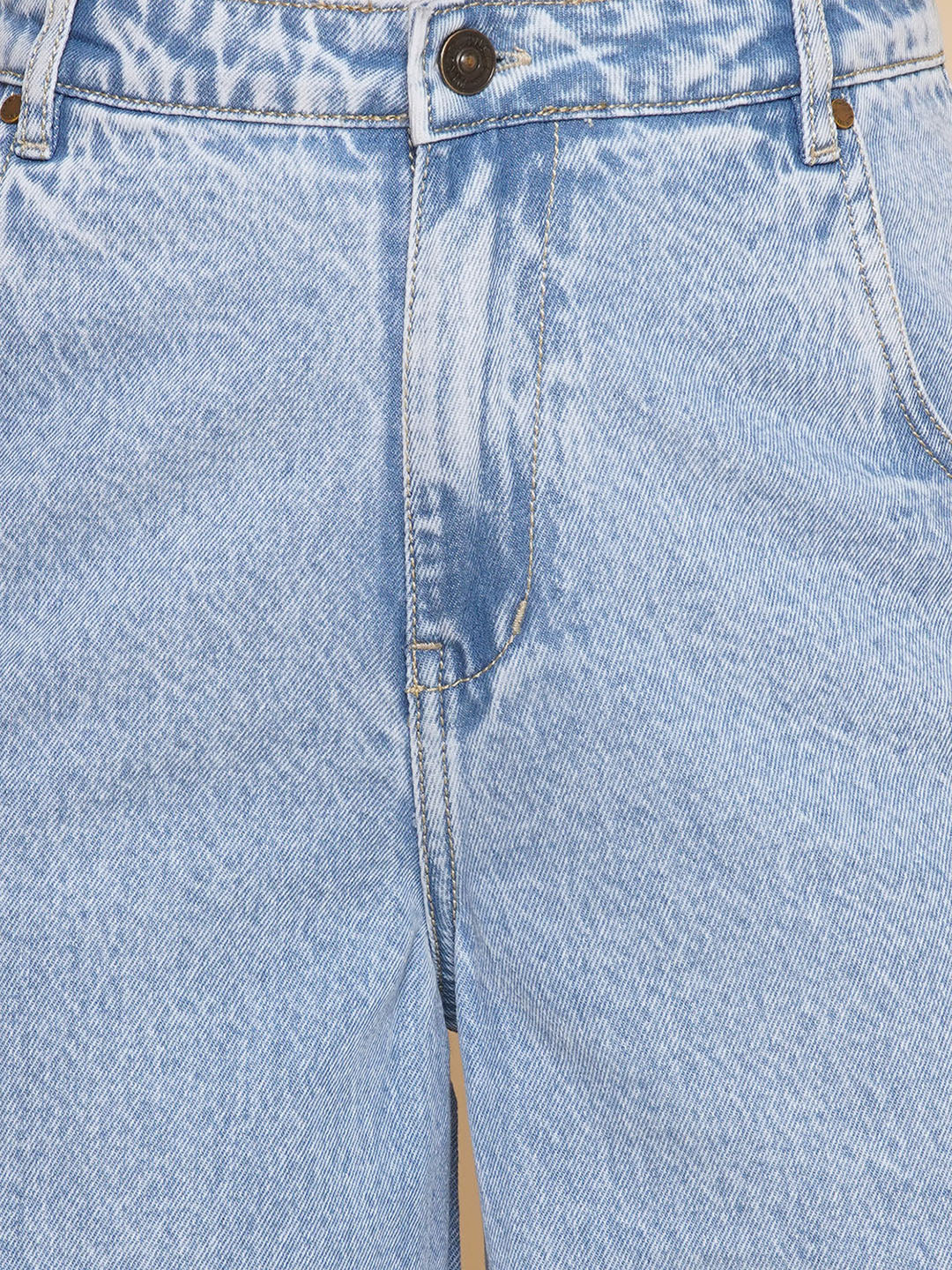 Light Blue Wide Leg Jeans For Women