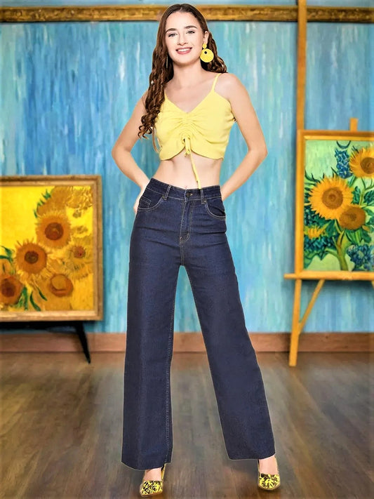 Women's Regular High Rise Blue Jeans