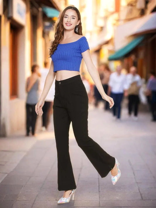 Boot Cut Black Jeans For Women